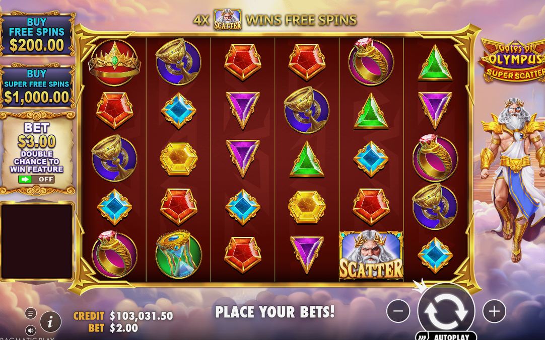 Gates of Olympus Super Scatter